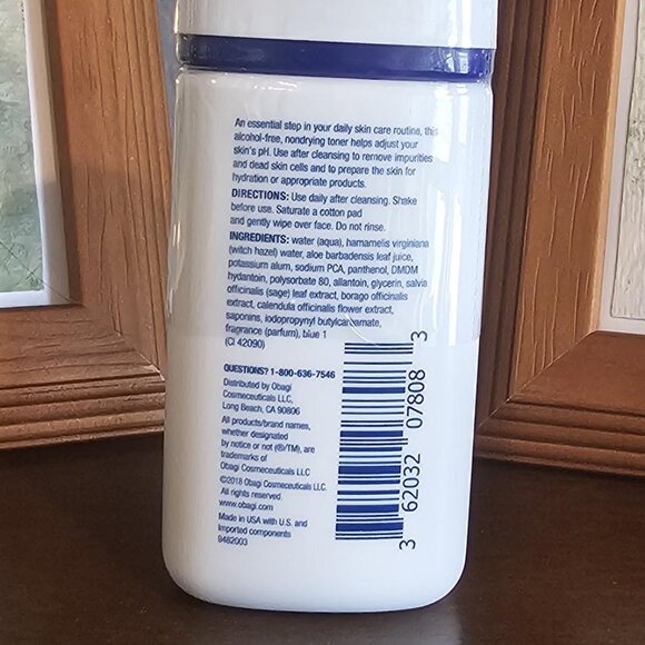 Obagi Nu-Derm® Toner Skin Toner: Hydrating & Alcohol-Free-2 OZ - Picture 2 of 6